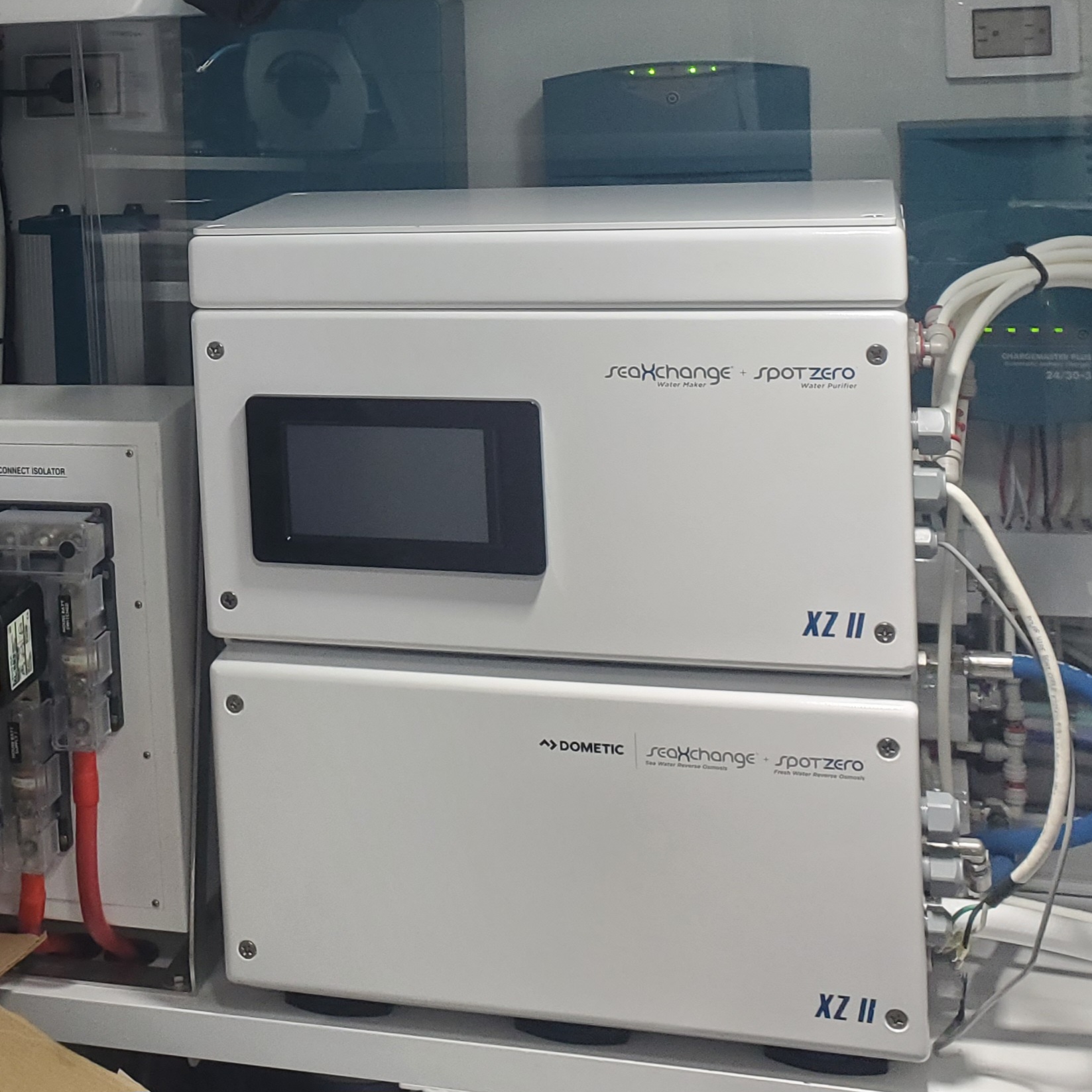 Dometic SeaXchange and SpotZero water purification system